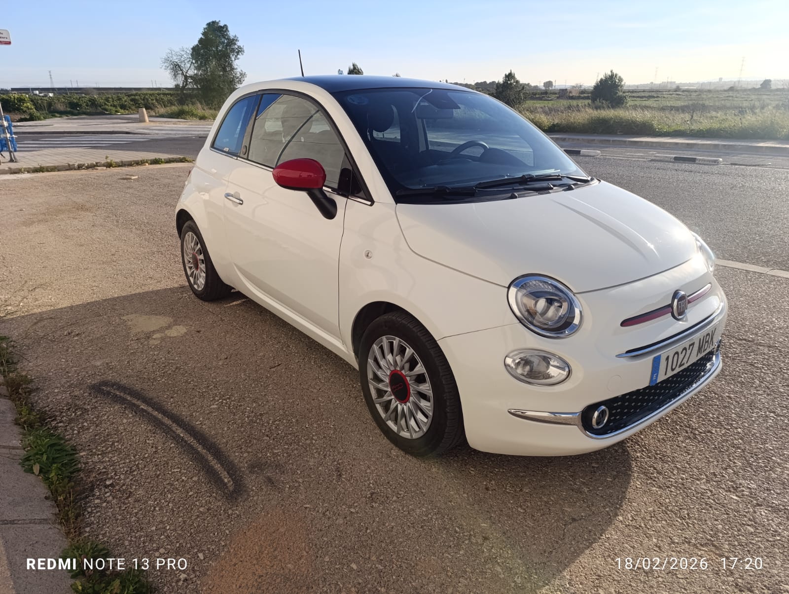 Fiat 500 red